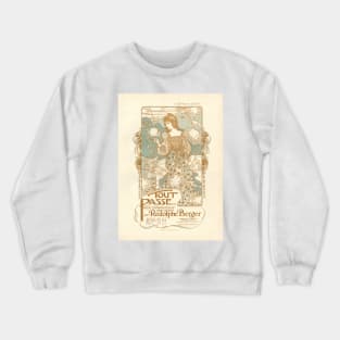Art Nouveau Sheet Music Cover Crewneck Sweatshirt